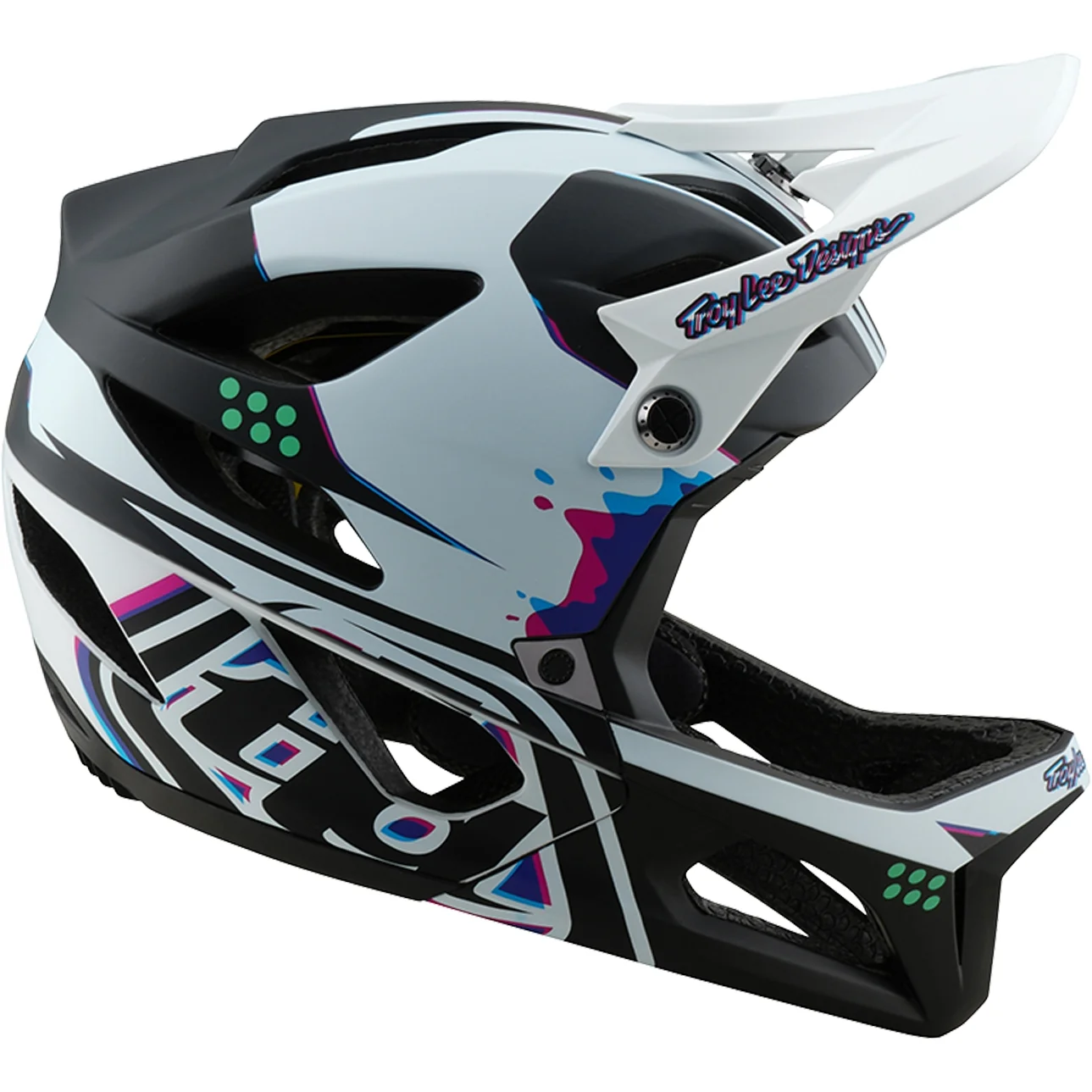 Велошлем Troy Lee Designs Stage MIPS  Black, White