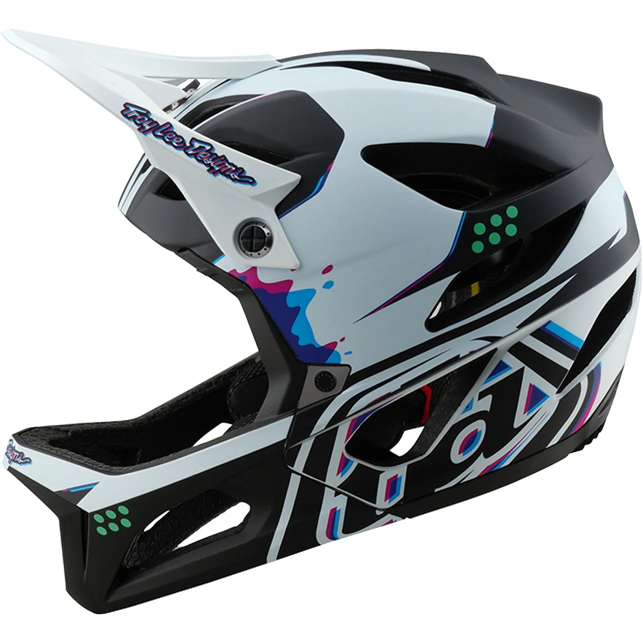 Велошлем Troy Lee Designs Stage MIPS  Black, White